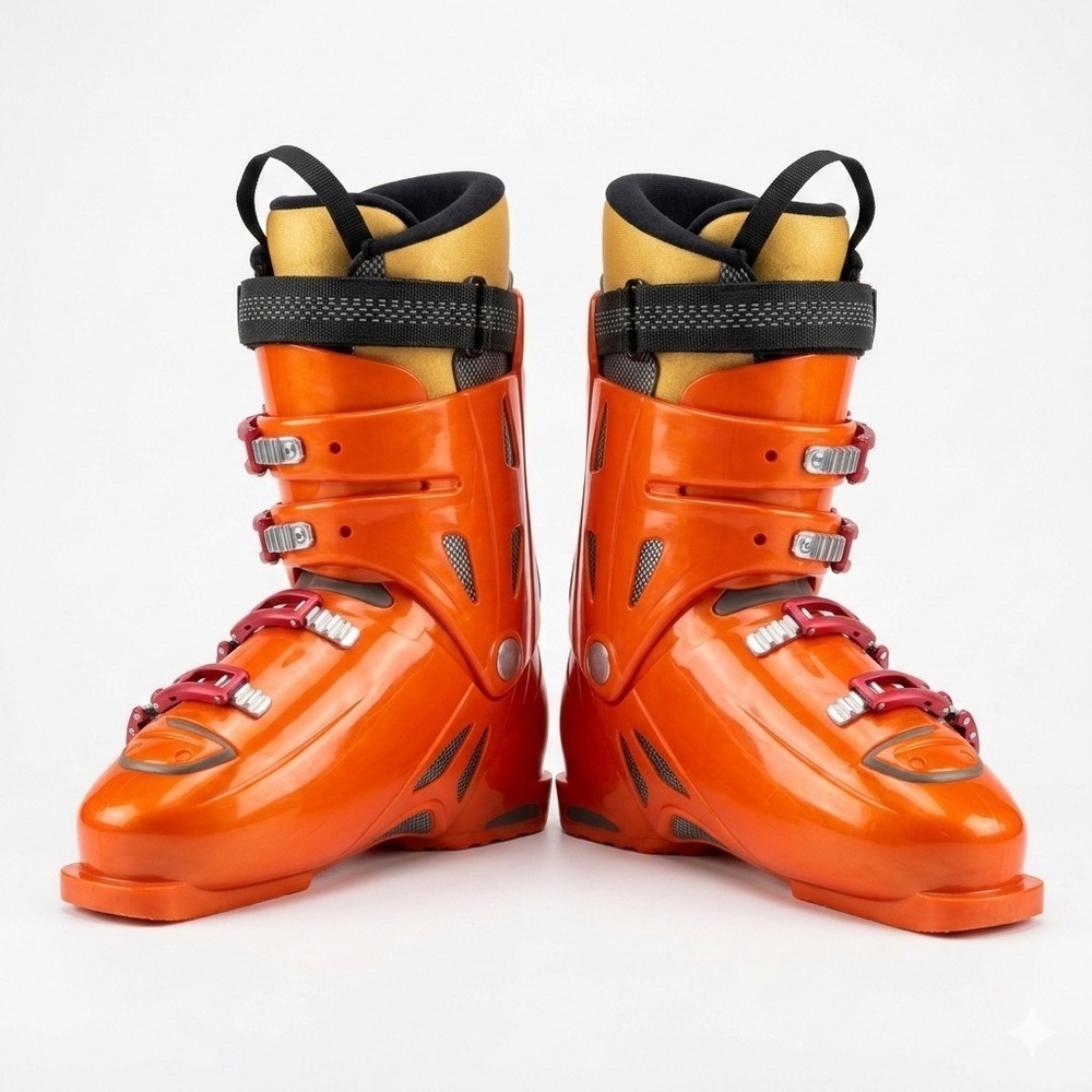Tecnica Diablo RX 9.0 Ski Boots Mens 9.5 Orange Winter Snow Gorpcore